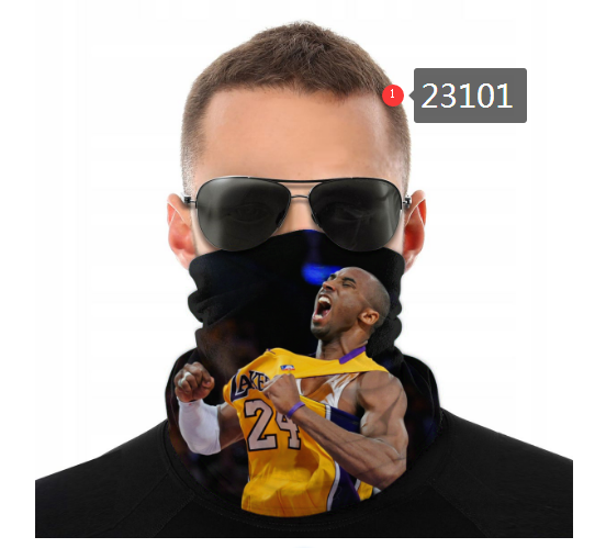 NBA 2021 Los Angeles Lakers #24 kobe bryant 23101 Dust mask with filter->->Sports Accessory